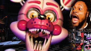 EVERY ANIMATRONIC EVER were gonna die  FNAF Ultimate Custom Night 1 [upl. by Ttezzil]