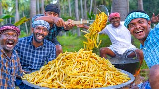 FRENCH FRIES  Crispy French Fried potatoes Recipe Cooking In Village  Finger Chips  Easy Snacks [upl. by Llertal]