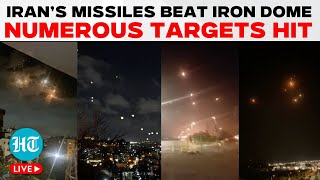 Iran Fires 400 Missiles amp Rockets Unleashing Hellfire on Israel as Iron Dome Struggles  LIVE [upl. by Olwen]