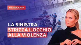 SCONTRI A BOLOGNA LA SINISTRA STRIZZA LOCCHIO ALLA VIOLENZA [upl. by Leah]