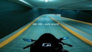 late ride  pure sound yamaha r7 [upl. by Suckow366]