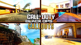 BLACK OPS 6 CALLOUT GUIDE FOR RANKED PLAY BO6 Map Callouts [upl. by Yovonnda]