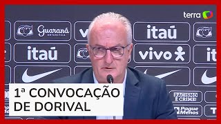 Com 7 atletas que atuam no Brasil Dorival convoca Seleção para duelos contra Espanha e Inglaterra [upl. by Eislel]