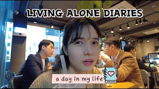 LIVING ALONE DIARIES A day in my life in Korea [upl. by Leupold]