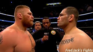 Cain Velasquez vs Brock Lesnar Highlights Technique vs Power ufc [upl. by Eeraj]