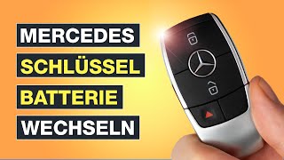 Mercedes Schlüssel Batterie wechseln ✅ Ganz ohne Werkzeug – Testventure [upl. by Celesta351]