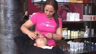 HowTo Thread Shobha Eyebrow Threading Video [upl. by Dorfman]