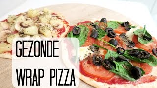 Recept Snelle Gezonde Wrap Pizza [upl. by Emmet]