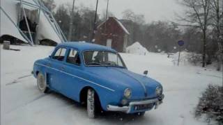 Renault dauphine 57 test drive [upl. by Adiuqram]