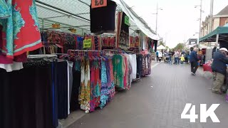 Walthamstow High Street Saturday Market l Virtual Walk London l 4K l London Reopened After Lockdown [upl. by Aihsila]