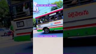 TGS RTC WL2 Warangal folk viralvideo tsrtc automobile driver trending [upl. by Annabal]