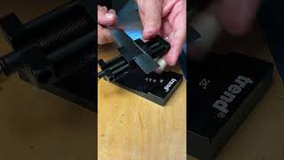 Sharpening Chisel Using Trend Diamond Honing Kit [upl. by Nortna]