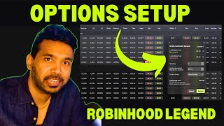 How To Setup Robinhood Legend For Options Trading [upl. by Lednem]