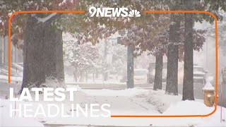 Latest headlines  Snow continues to pile up around Colorado [upl. by Babita808]