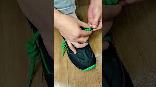 Unique Sneaker Lacing Ideas youtubeshorts [upl. by Acissey343]