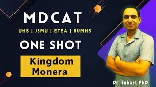 ONE Shot on Kingdom Monera By Dr Sohail  MDCAT Biology [upl. by Rodolph]