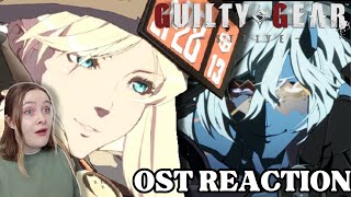 These OSTs are FIRE  First time reaction to GUILTY GEAR STRIVE OSTs Character themes [upl. by Kylila]