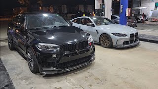 2021 BMW M4 Competition Full Exhaust JB4 93 vs 2018 BMW X6M Bolt Ons E50 [upl. by Medorra]