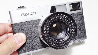 キャノン 初代キャノネット【後期型】の使い方 How to use CANON CANONET 1960s Trigger lever camera [upl. by Mehsah912]