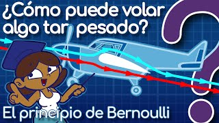 El principio de Bernoulli o ¿Por qué vuelan los aviones [upl. by Gillett]