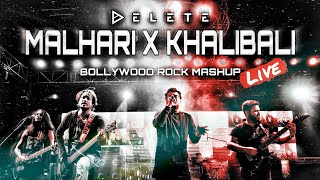 Malhari  Khalibali  Rock Version  DELETE  Live Concert Snippets  Cover [upl. by Ikin803]