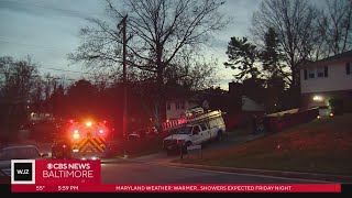 Workers hospitalized shocked after ladder hits live wire in Lutherville [upl. by Emile874]