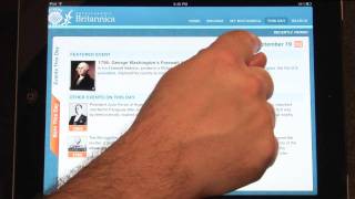 Encyclopaedia Britannica iPad App Demo [upl. by Vasilek]