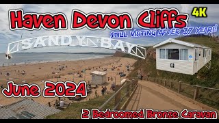 We Visit HAVEN Holidays Devon Cliffs Sandy Bay EXMOUTH  June 2024 BRONZE Rated Caravan Walkabout [upl. by Mastrianni819]