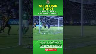 EMOCIONANTE VIRADA DO PALMEIRAS CONTRA O CRICIUMA [upl. by At]