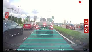 ADAS System on HD Car Dash Cam DVR  28 Nov 2023 [upl. by Noirrad135]