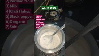 White sauce recipeeasyrecipe viralshorts shortvideo [upl. by Airlee]