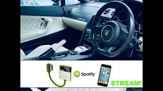 REVIEW ViseeO Tune2Air WMA3000B Bluetooth Adapter for Streaming iPodiPhoneiPad to BMWMini Stream [upl. by Venator]