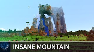 Minecraft THE MOST INSANE MOUNTAIN SEED  Best Minecraft Seeds [upl. by Nairod911]