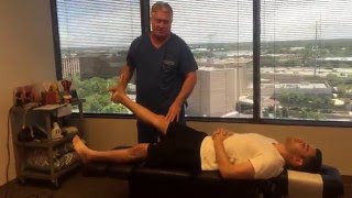 L5S1 Herniated Disc Patient Exam amp Treatment At Advanced Chiropractic Relief Ring Dinger Too [upl. by Dionisio]