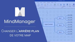 Ajouter ou changer l’arrièreplan de votre map sur MindManager [upl. by Ennairol]