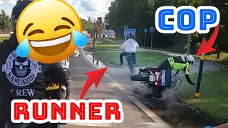 COPS VS BIKERS  Motorcycle Police Chase  Thiefs  Best Compilation 2024 [upl. by Llehcal]