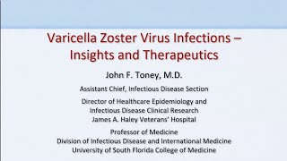 VaricellaZoster Infections Insights and Therapeutics [upl. by Aneloc]