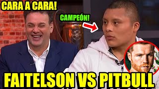 David Faitelson vs Pitbull Cruz ¿Qué pasó CARA A CARA [upl. by Ahsilad]