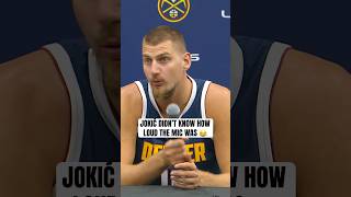 Jokić mic check 🤣 [upl. by Wendolyn]