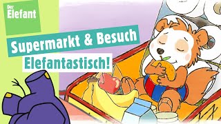 Bobo geht in den Supermarkt amp Bobo bekommt Besuch  Der Elefant  WDR [upl. by Muscolo]