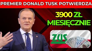 Donald Tusk wprowadza 3900 zł dodatku miesięcznego do wniosku ZUS dla wszystkich emerytów [upl. by Eeladnerb315]