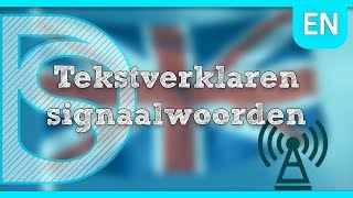 Eindexamen Engels  Tekstverklaren signaalwoorden [upl. by Groot943]