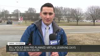 OK Senate bill would ban planned distance learning days in schools [upl. by Ingrid919]