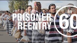 Prisoner reentry and why we should care  IN 60 SECONDS [upl. by Tate110]