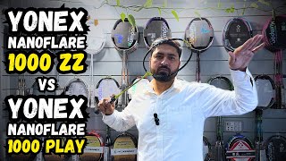 Comparison Between Yonex Nanoflare1000zz vs Yonex Nanoflare 1000 play  YouTech Pakistan [upl. by Jollanta]