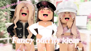 FANCY OUTFITS IDEAS  bloxburg outfits  WITH CODES AND LINKS [upl. by Ecinereb315]