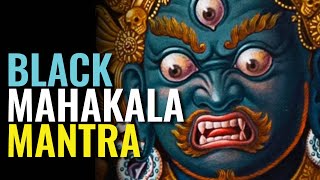 Black Mahakalas powerful mantra amazingly chanted with powerful visualization images [upl. by Marba]