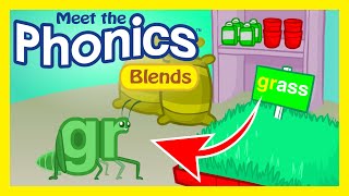 Meet the Phonics Blends  Jump Out Segment [upl. by Onaimad]