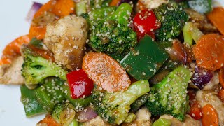 Super Quick Stir Fry Broccoli and Carrot with Chicken  Broccoli Carrot Stir Fry [upl. by Magdalene]