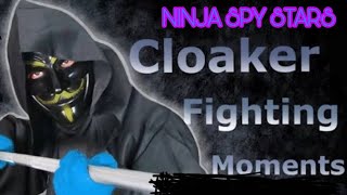 THE CLOAKER FIGHTING MOMENTS MUSIC 🎶COME BACK CHAD  SPY NINJAS song VIDEO like [upl. by Doxia]